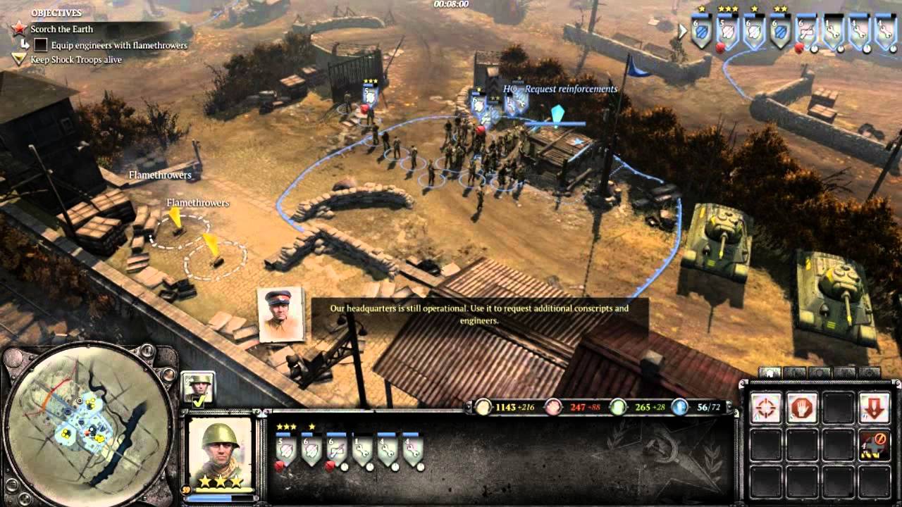 company of heroes 2 mission 2 - YouTube