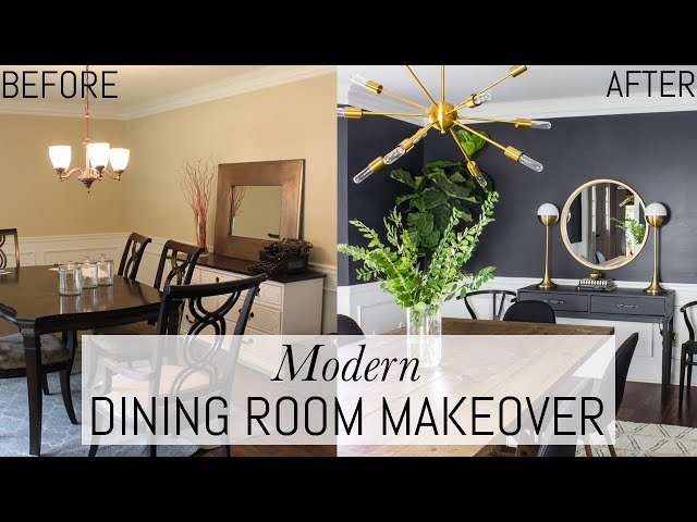 Modern Dining Room Before And After Modernhomedecordiy Dining Room