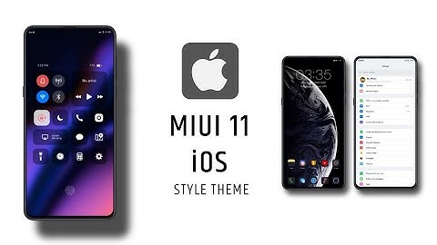 MIUI 11 iOS Style Theme !