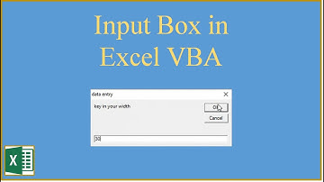 Input Box in Excel VBA for Data Entry