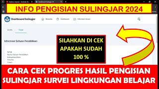 Cara Cetak Kartu Login Sulingjar 2024 Survei Lingkungan Belajar Kepala ...