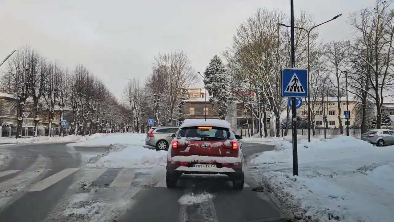 Sniegots rīts Liepājā