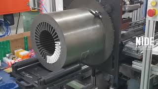 Stator Slot Paper Inserting Machine | Submersible Motor Coil Winding Insulation Paper Insertion