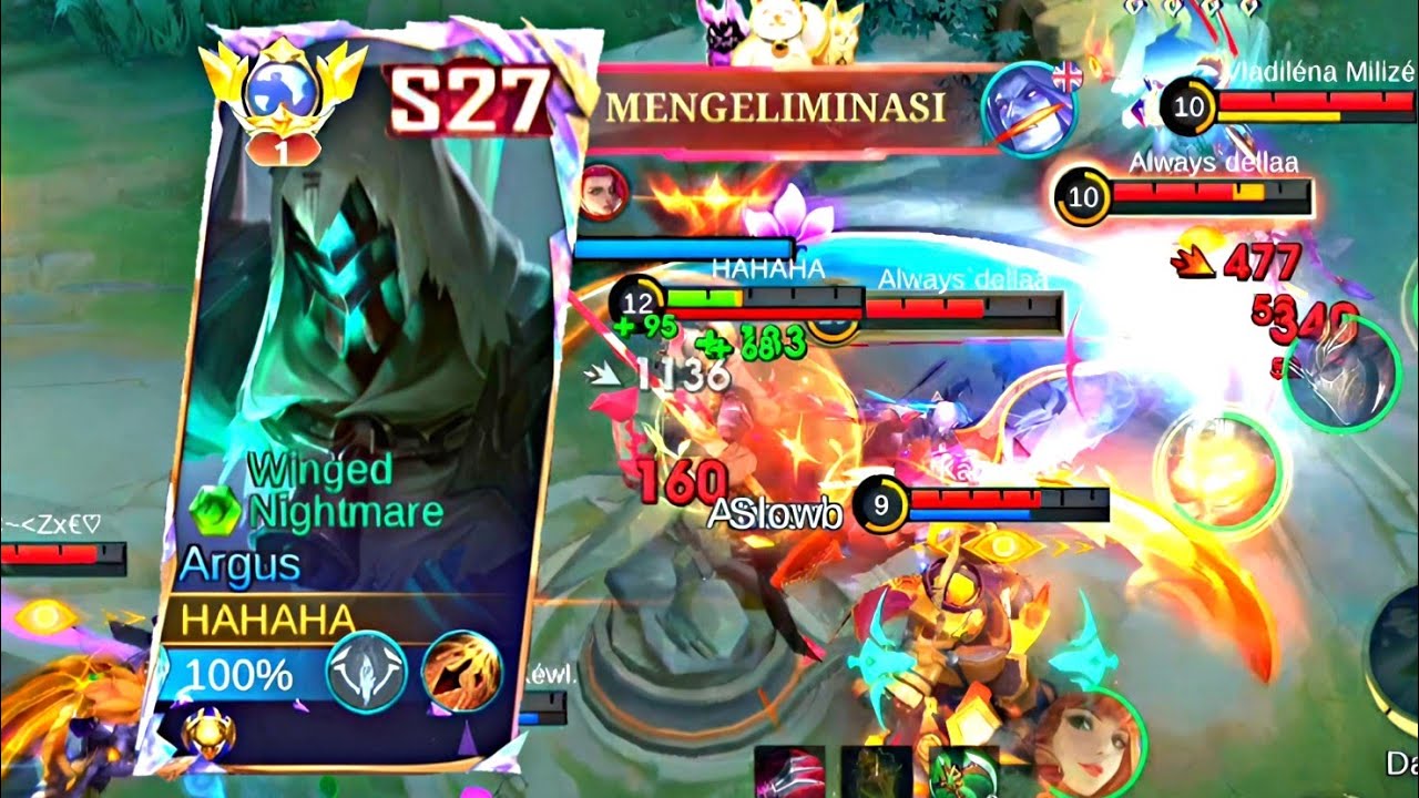 ENTAH KENAPA SUKA BANGET SAMA MUSUH YANG EMOSIAN🤣, - GAMEPLAY TOP 1 GLOBAL ARGUS 