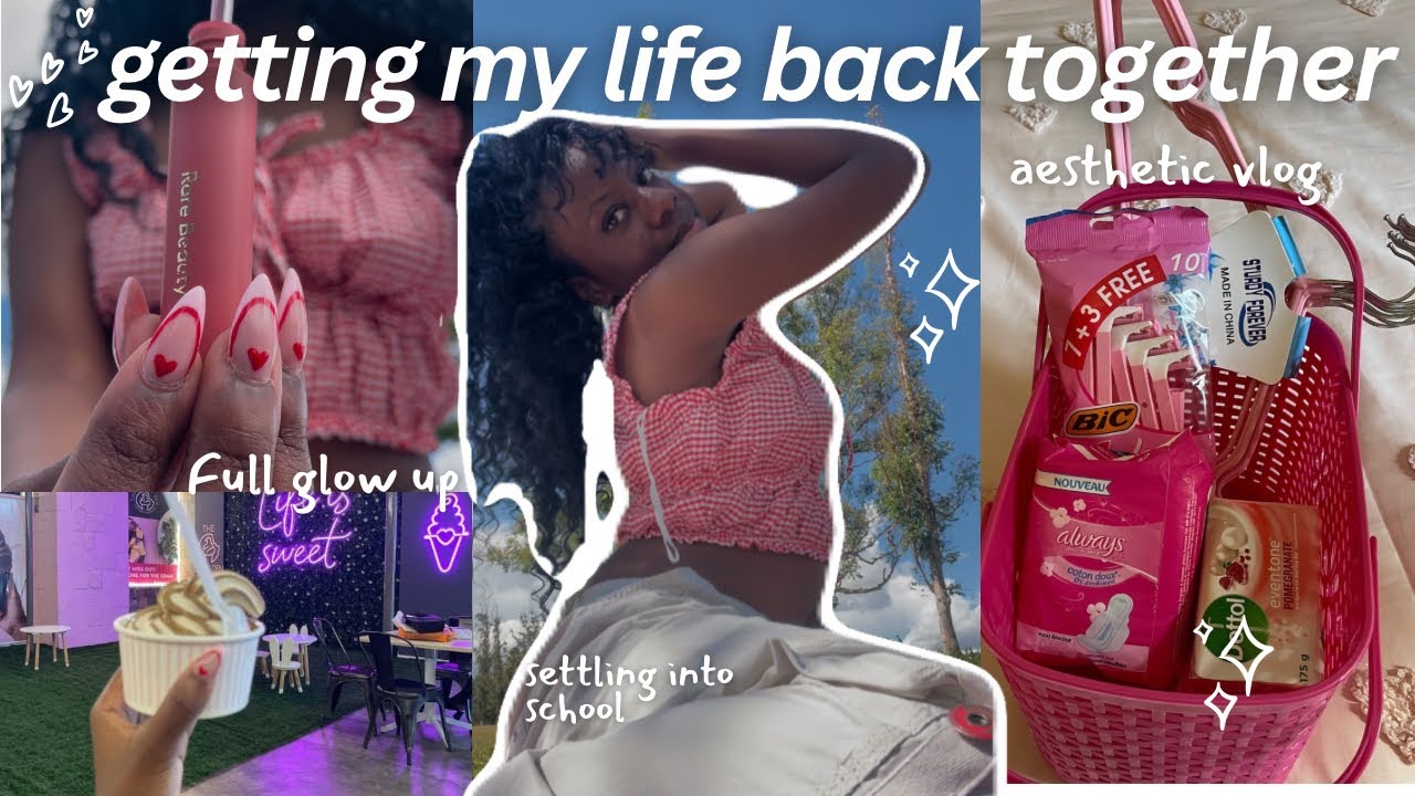 2025 GLOW UP VLOG💌 aesthetic activities, getting my hair, lashes and nails done, ranting about food
