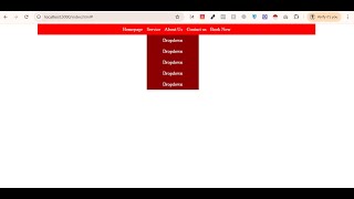 Sub Menu Design Using HTML & CSS With Mantain Code Standard