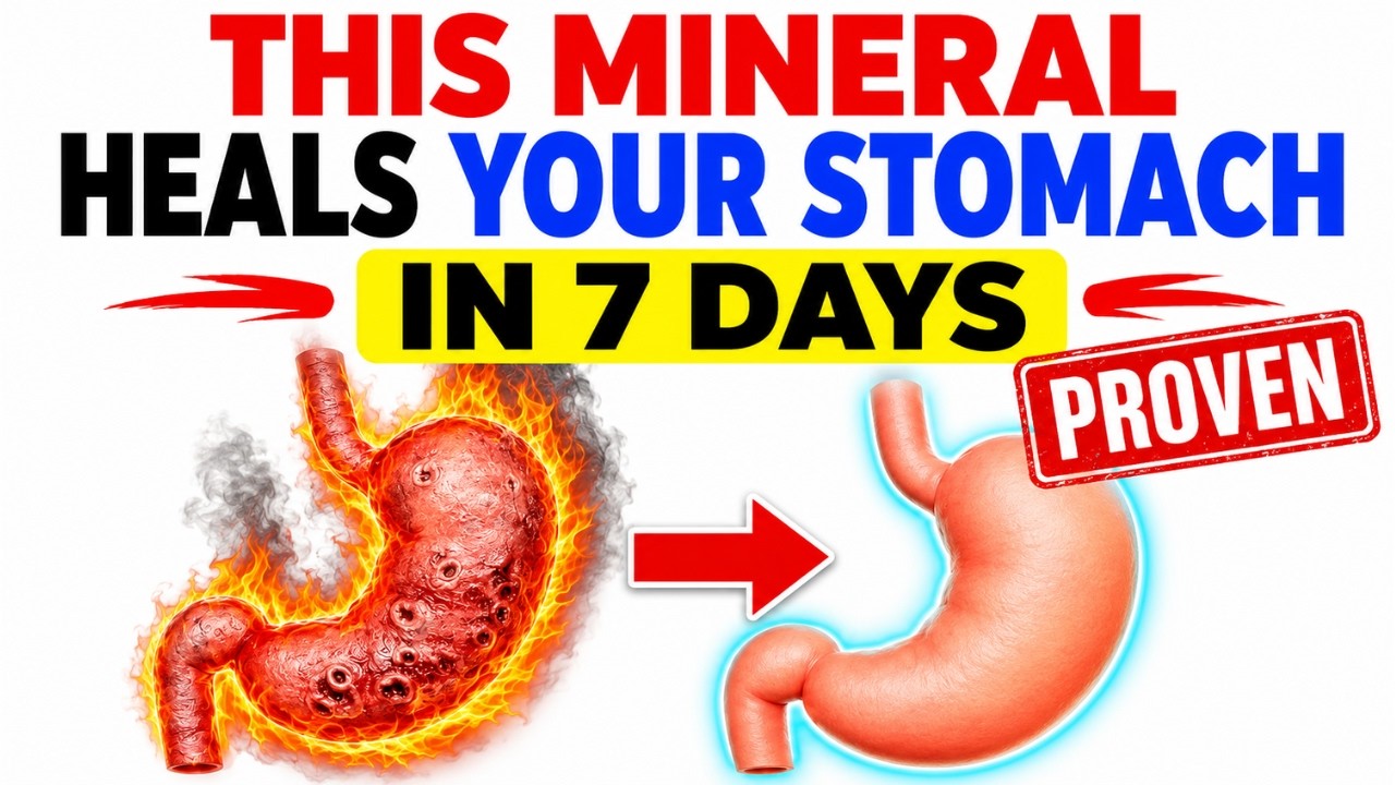 Stop Taking Antacids — This Mineral Heals Your Stomach Naturally