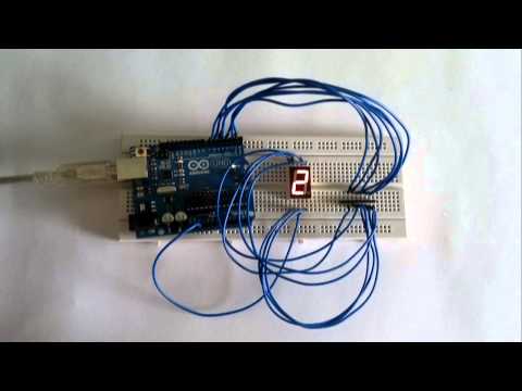 Common Cathode 7 Segment interfacing (Arduino)