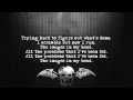 Avenged Sevenfold - The Art Of Subconscious Illusion [Lyrics on screen] [Full HD]