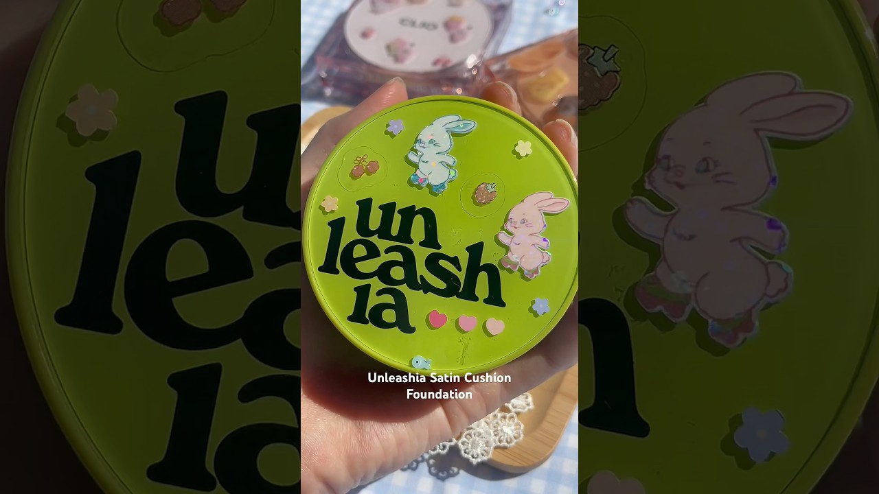 Korean Cushion Foundation from Unleashia! vegan and cruelty free! #koreanmakeup #cushionfoundation