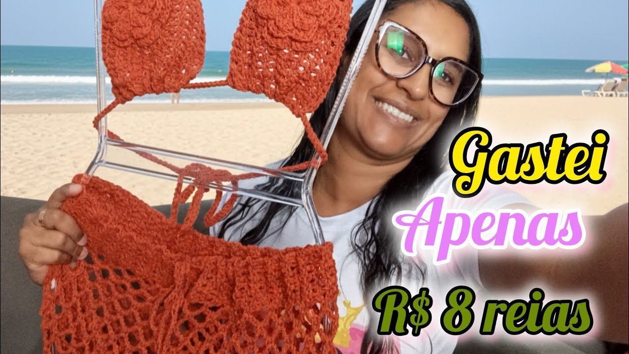 ACHEI O MELHOR FIO USAR PARA MODA PRAIA 😃 ME ENCANTEI COM ESSE FIO SÓ QUERO USAR ELE 😍