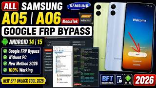 Free All #samsung A05 | A06 Google F.R.P Remove#Bypass, All #MediaTek Android 15 2026