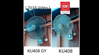 ( 2018 Video ) KDK ' KU408 GY ' & ' KU408 ' Wall Fan in a Government Office | #NCFD24