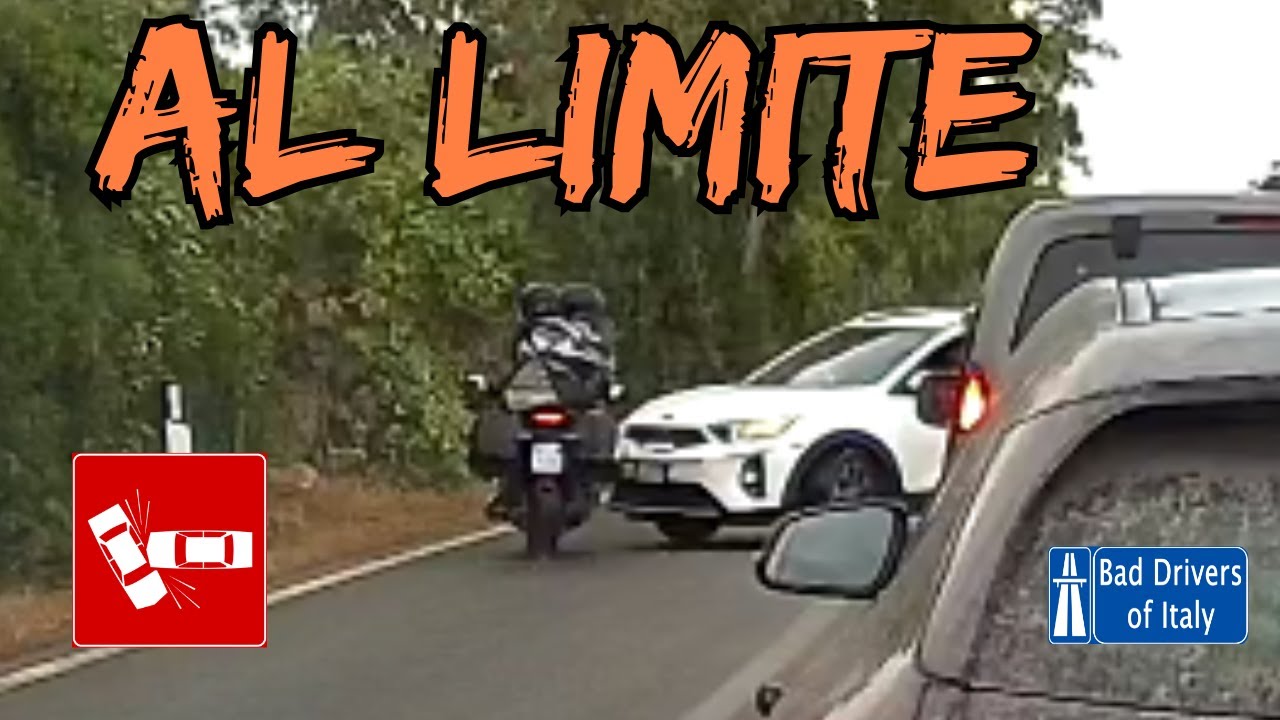 BAD DRIVERS OF ITALY dashcam compilation 10.31 - AL LIMITE