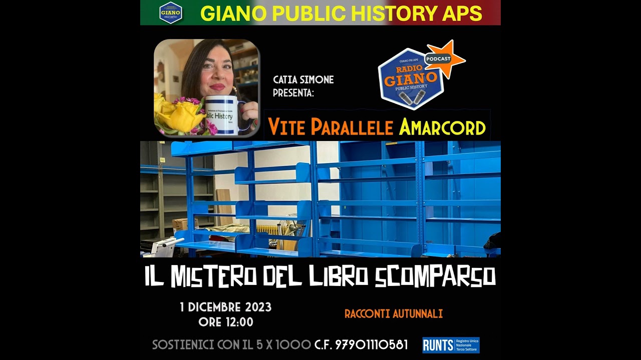 VP AMARCORD | IL MISTERO DEL LIBRO SCOMPARSO di Catia SIMONE