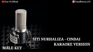 SITI NURHALIZA - CINDAI KARAOKE || CINDAI KARAOKE VERSION MALE KEY (NADA COWOK)