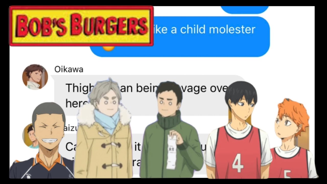 Karasuno Attempt To Run A Burger Place Bob’s Burgers Pilot Haikyuu