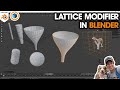 Using the LATTICE MODIFIER in Blender!