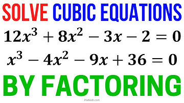 Learn How to Solve Cubic Equations FAST | Easy Factoring Method | Step-by-Step Tutorial