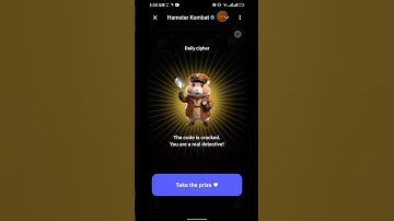 6th august Hamster Combat Daily cipher code for Today#hamsterkombat #dailycombo#cryptocurrency#daily