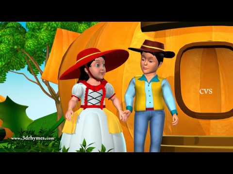Peter Peter Pumpkin Eater - 3D Animation English Nursery rhyme song for children with lyrics