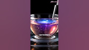 Galaxy Ink in a Teacup 🌀 | When the Universe Blooms in Stillness #universe #awakening #tea #shorts