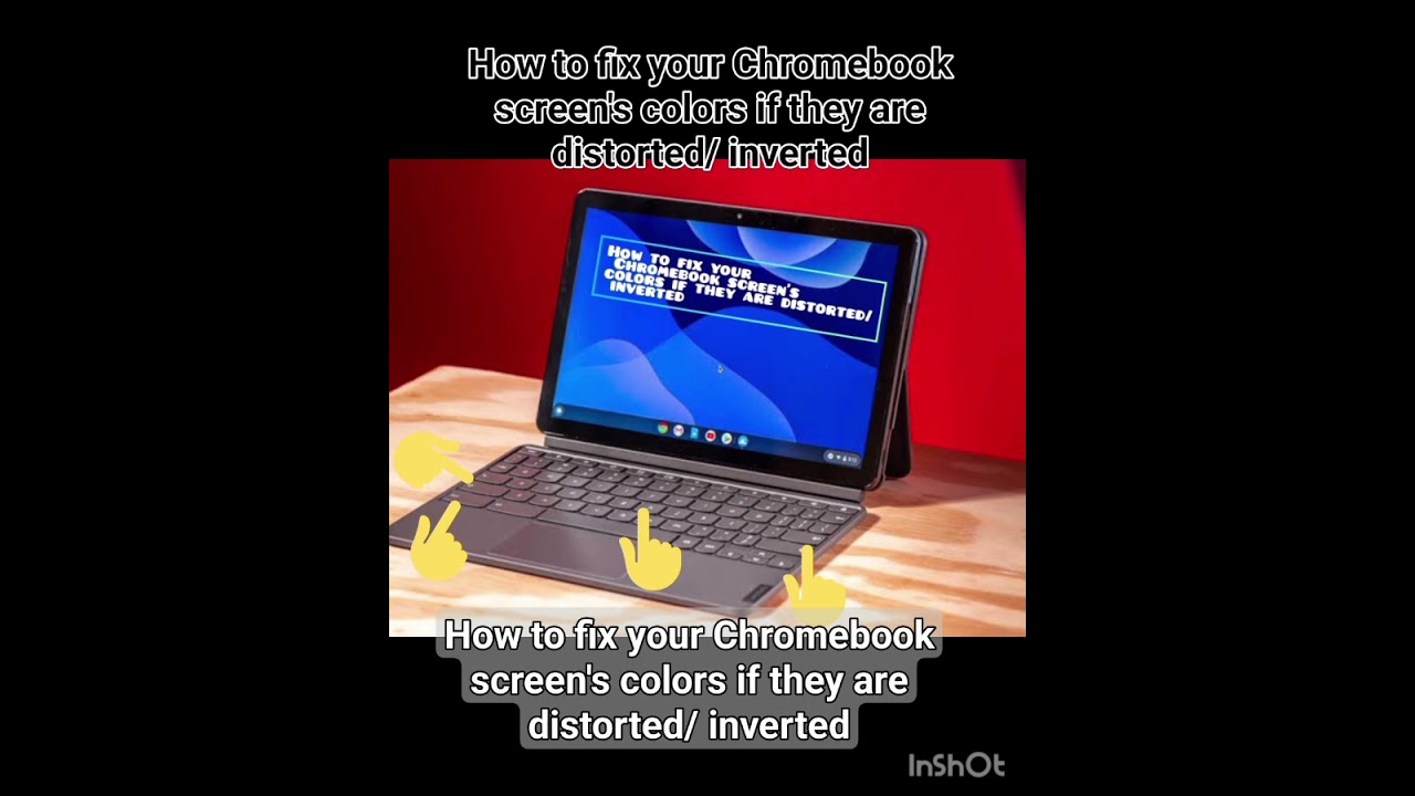 Easy ways to fix common Chromebook problems like inverted screens and colors.  #techtips #chromebooks #mrsmo…