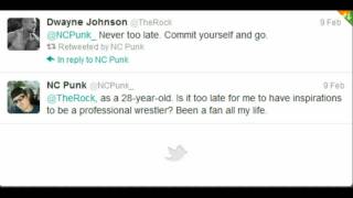 The Rock Twitter