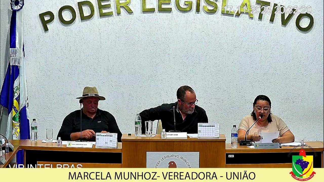 20ª REUNIÃO ORDINÁRIA DO DIA 17 DE NOVEMBRO DE 2025