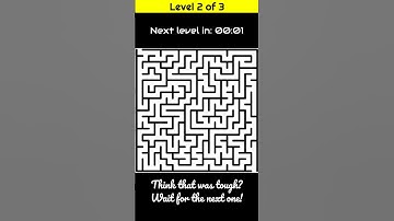 Can You Solve All 3 Maze Puzzles? 🧩 Quick Brain Game!