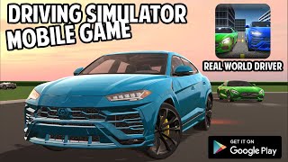 Car driving simulator for Android | REAL WORLD DRIVER SIMULATOR | AlexGsoft screenshot 4