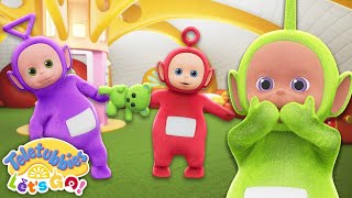 OH NO! The Teletubbies have Dipsy's TEDDY!  | Teletubbies Let's Go Full Episode