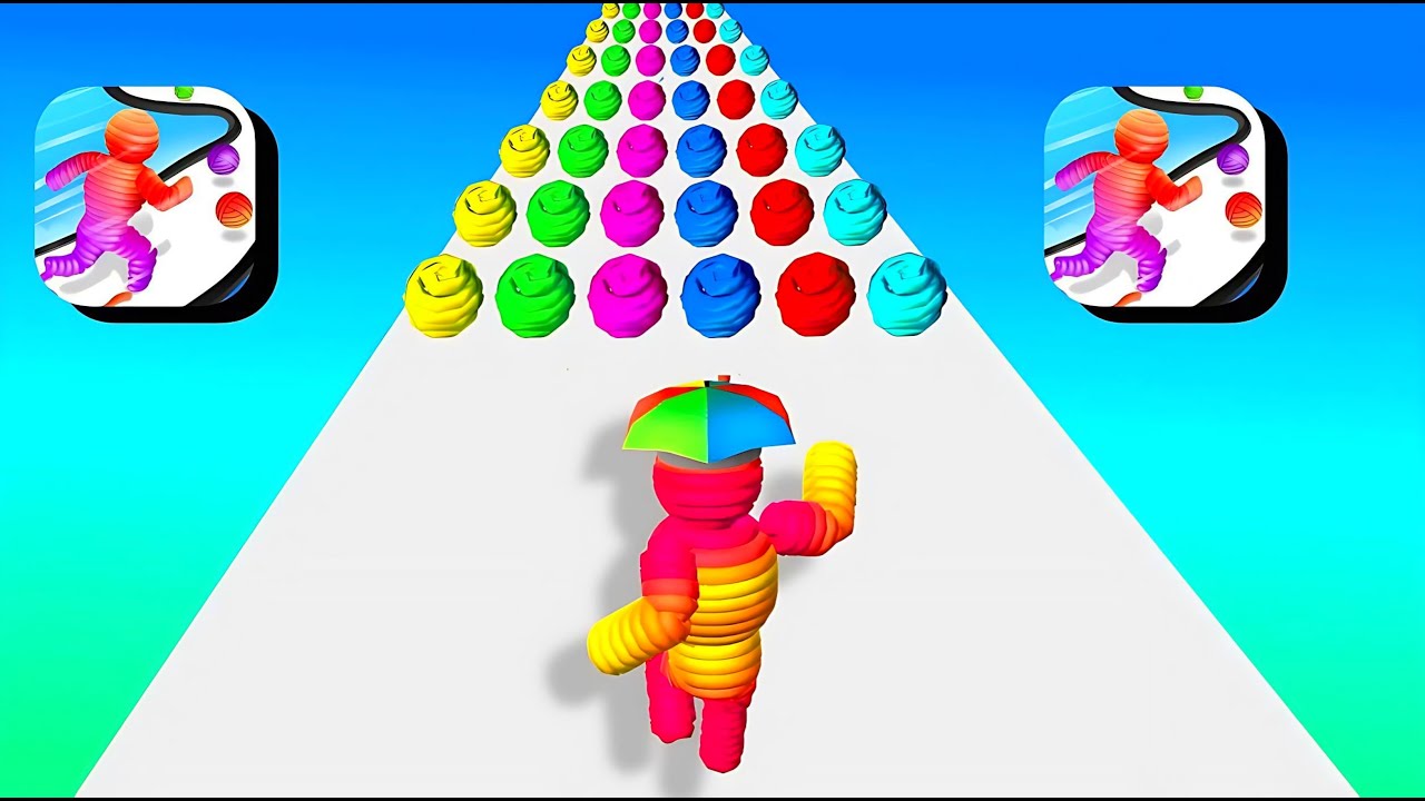 Rope Man Run 3D Max Level Gameplay  (New Version, Orginal )