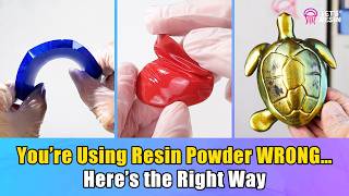 Resin Pigments Tips for Beginners | Brushing, Mixing & Clump-Free Coloring