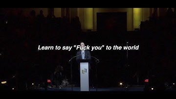 benedict cumberbatch speech _ stop thinking just do it