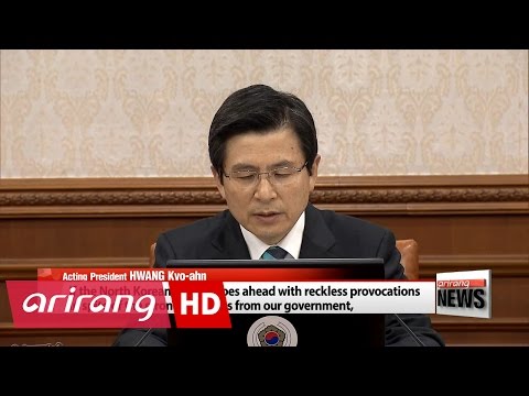 S. Korea's acting president says gov't on full alert for N. Korean provocation