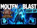 BEST ONE-BUTTON MOLTEN BLAST BUILD IN THE GAME! Path of Exile 2 Build | POE2 Build 0.5