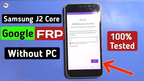 samsung J2 Core (SM J260) Google Account/FRP Bypass 2021 || Android 8.1.0 New Trick Without PC