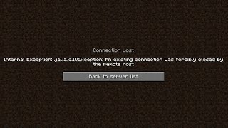 Fix Minecraft Connection Lost - Internal Exception : java.net SocketException - (Updated Fix)