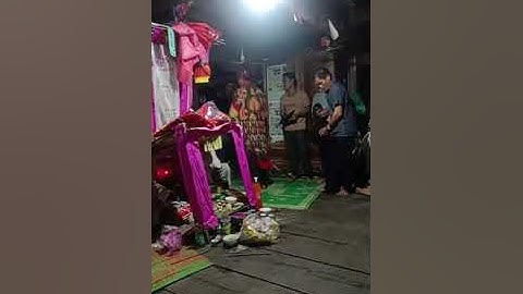 khoảy slớ (xiên tưng) trong đám tang của thầy tào dân tộc nùng Văn Quan, Lạng Sơn