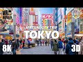 Tokyo japan guided tour in 360 vr short  virtual city trip   8k 360 3d