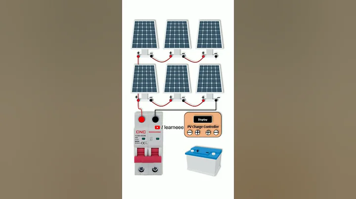 Solar Series Parallel Connection #electric #electrical #shorts - DayDayNews