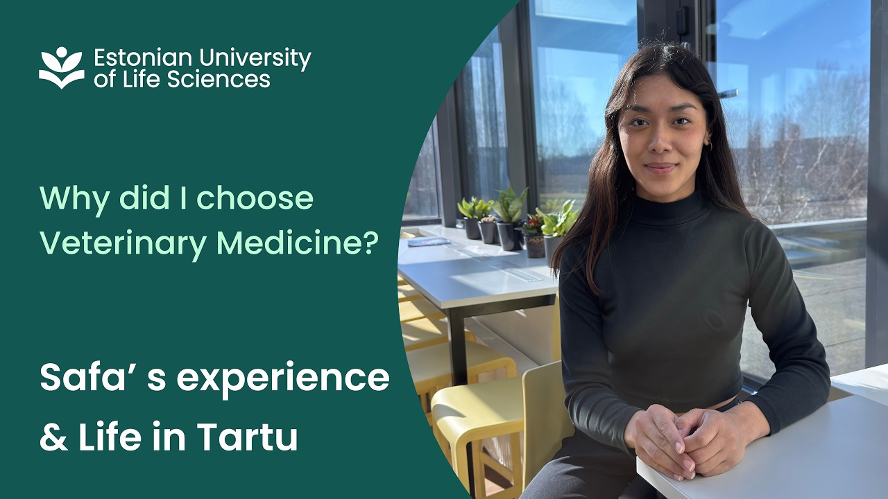 Why I chose Veterinary Medicine in Estonia | Safa’s Experience & Life in Tartu