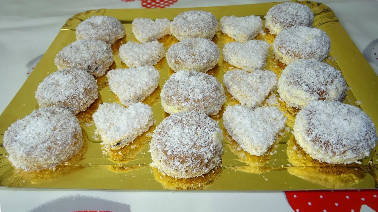 GALLETAS RELLENAS DE MANTEQUILLA Y COCO, NOCILLA Y COCO | RECETA FÁCIL Y RÁPIDA