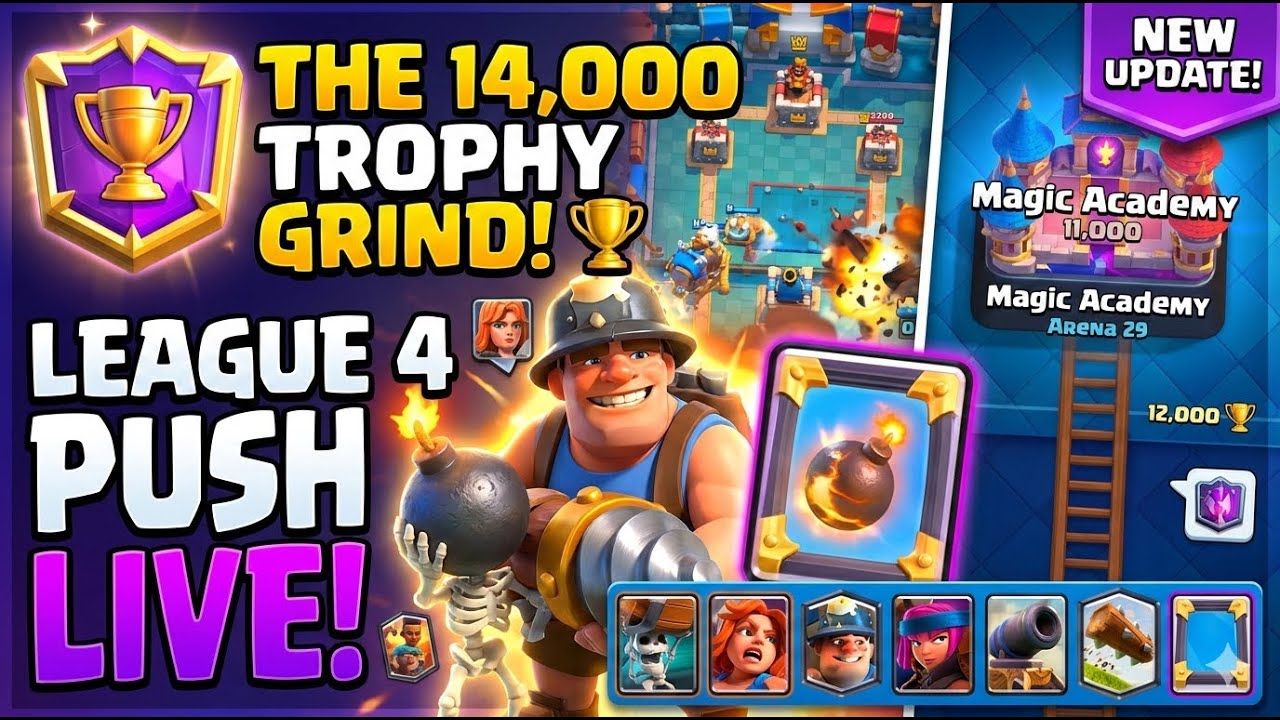 THE MIRROR MENACE! 🪞 Road to 14k Trophies | League 4