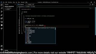 Variable In C language Lecture 2 | IHH