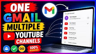 How to Make Multiple YouTube Channels With One Gmail Account ( 2026 - 1 Minute Steps )