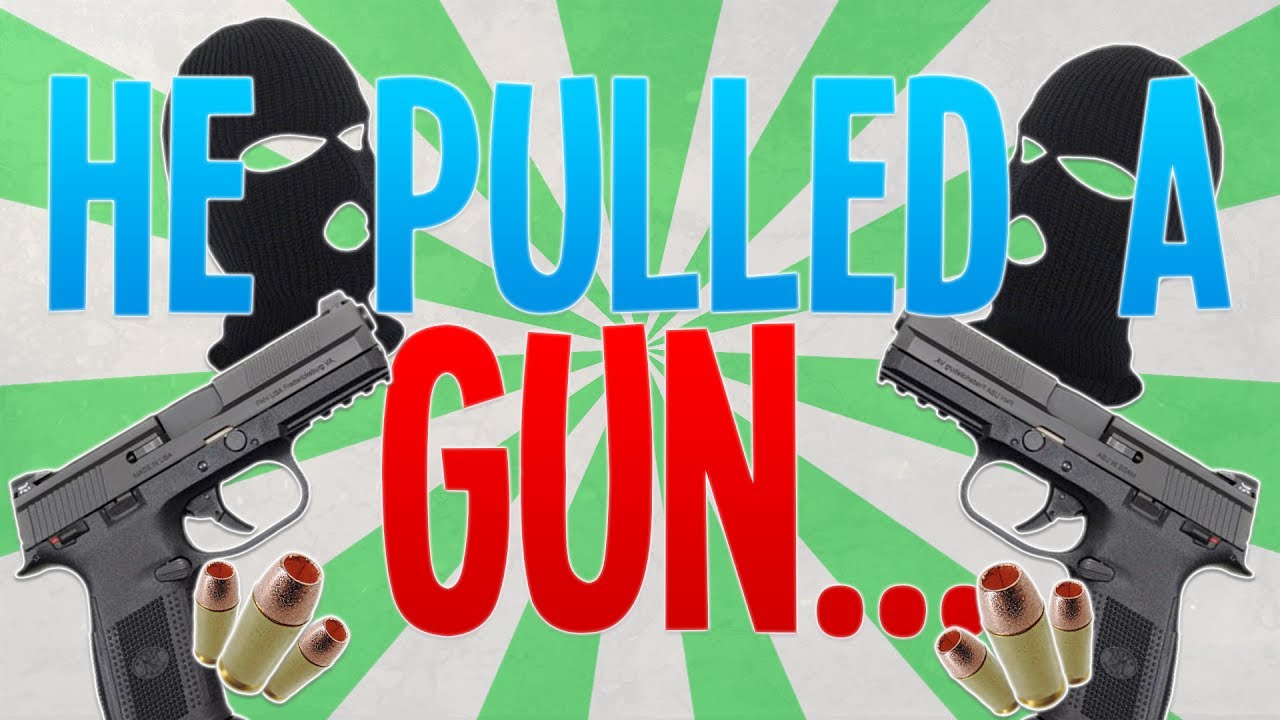 I GOT A GUN PULLED ON ME...