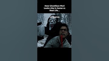 How Ghostface Mori Looks Like in Game vs Real Life...