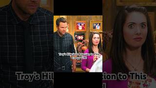 Troy’s Hilarious Reaction to This Creepy Gift! 👹😂# #foryou #funny #community #shortvideo